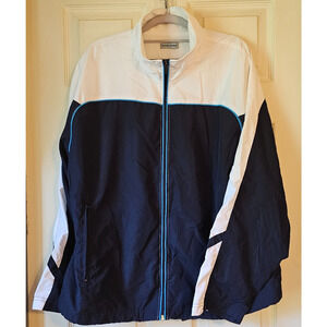 Vtg Marsh Wear Jacket Full Zip Outdoor Fleece Elbow Patch Fishing Mens Medium